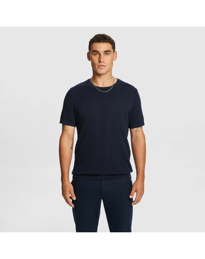 yd. - Asher Knitted Tee