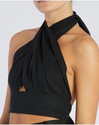 Amelius - Amrita Linen Halter Top