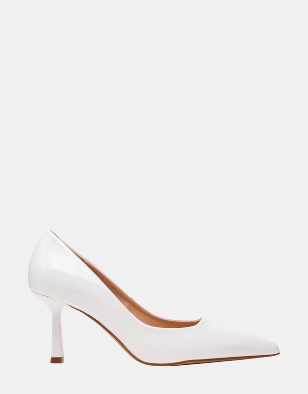 Steve Madden - Brynnn White Patent Heels