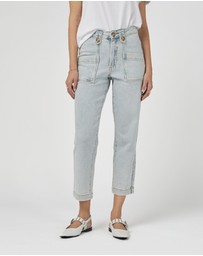 DRICOPER DENIM - Stella Stretch High Waisted Denim Trousers