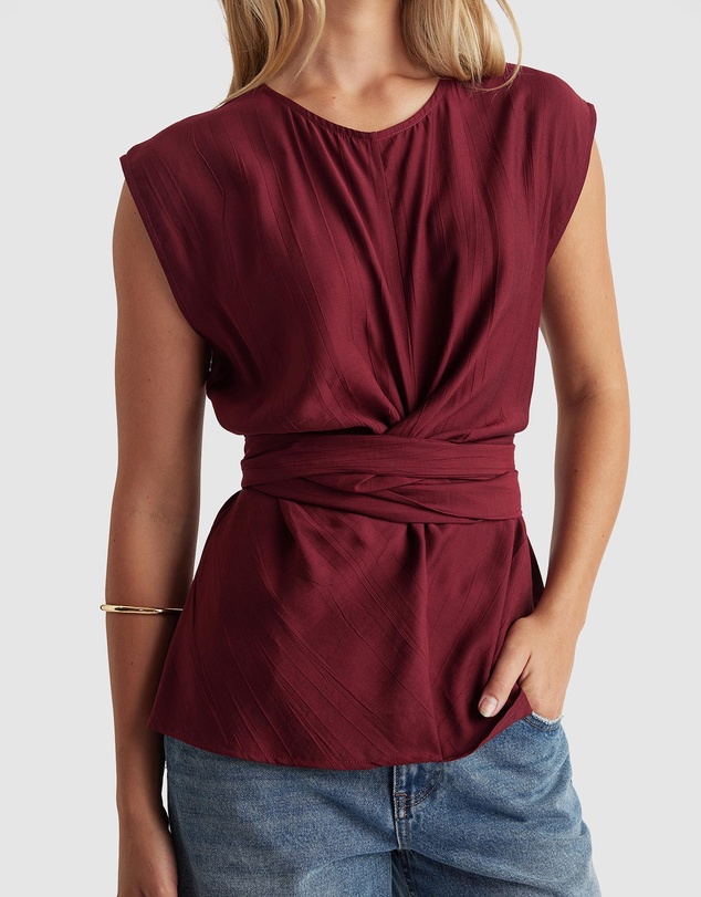 Decjuba - Tia Knot Front Top