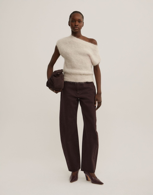 Witchery - Asymmetric Fluffy Top