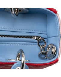 Pre-Loved by Azura Reborn - Pre-Loved Medium Tricolor Lambskin Cannage Lady Dior