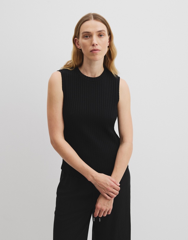 Country Road - High Neck Rib Tank
