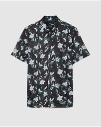 Politix - Shadow Floral Short Sleeve Shirt