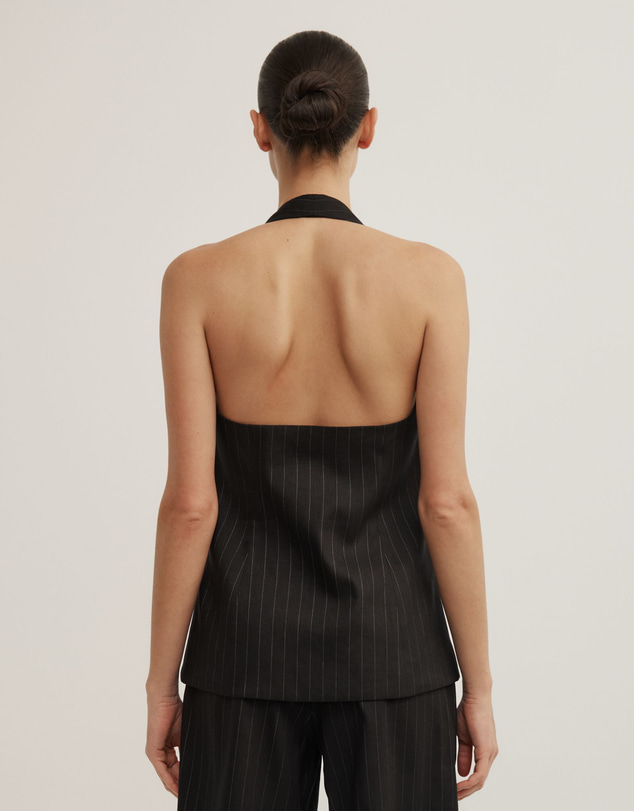 Witchery - Pinstripe Halter Vest