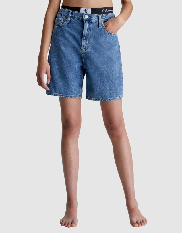Calvin Klein Jeans - Denim Bermuda Mom Shorts