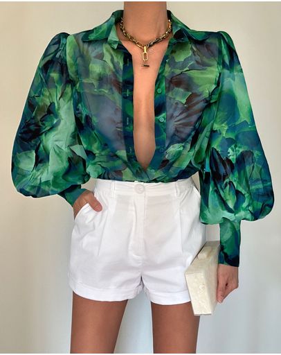 Green Floral