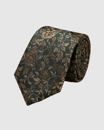 Politix - Oliver Floral Jacquard Silk Tie