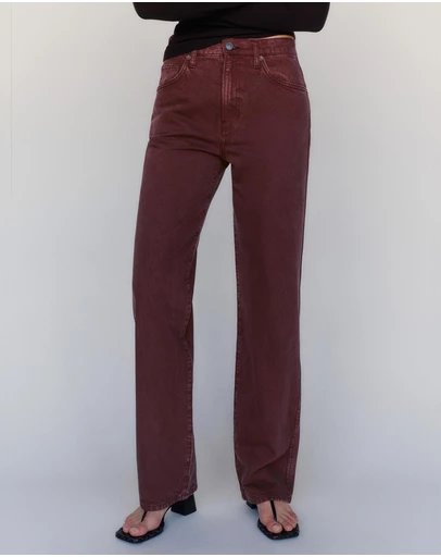Reformation - Val 90s Mid Rise Straight Jeans