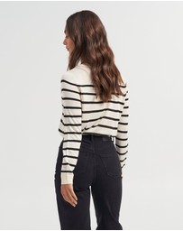 Vero Moda - Nova Long Sleeve Stripe Knit