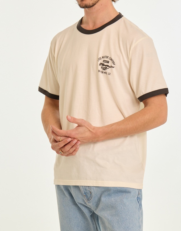 Brixton - Ford Mustang Ringer Short Sleeve Tee