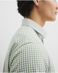 Country Road - Slim Fit Gingham Travel Shirt
