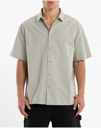 Nena & Pasadena - Baseline Button Up SS Shirt