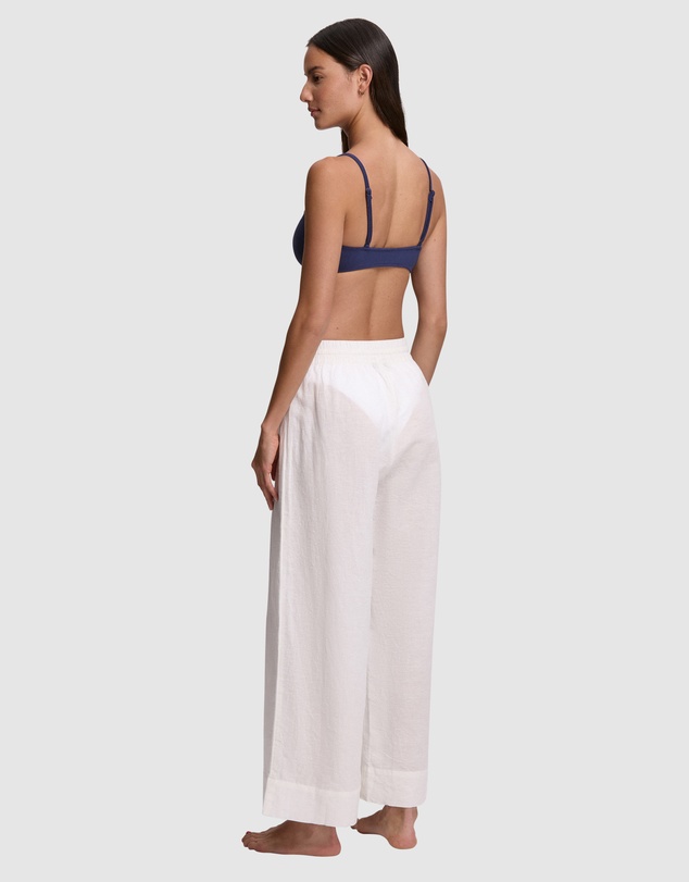 Polo Ralph Lauren - Smocked Cotton & Linen Beach Pant Cover Up