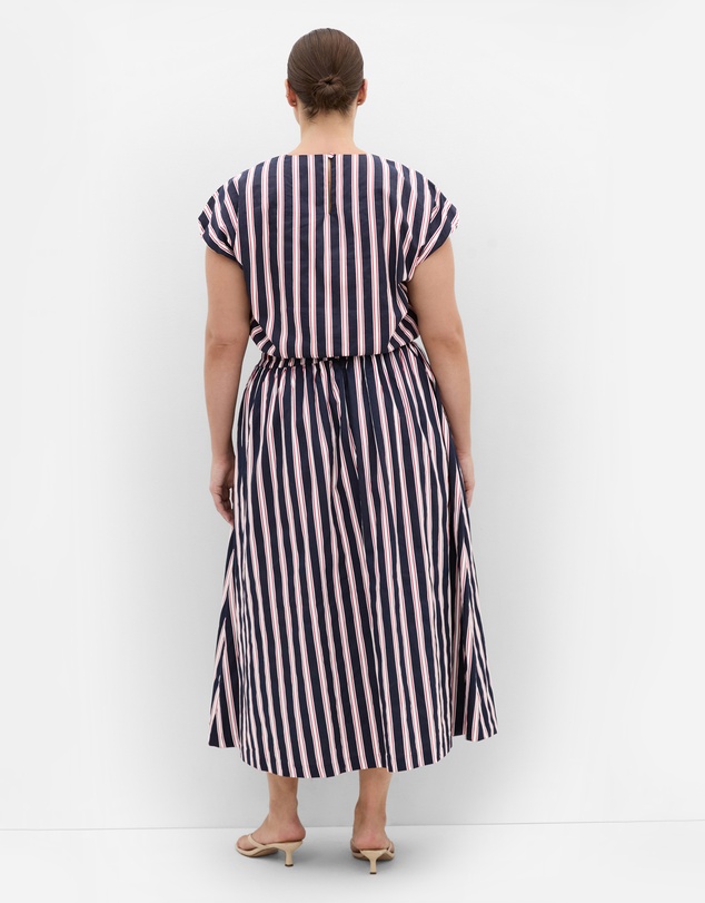 City Chic - Holiday Sarina Stripe Cotton Skirt