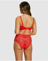 Sans Complexe - Arum Prima Mid Rise Sheer Stretch Lace Brief