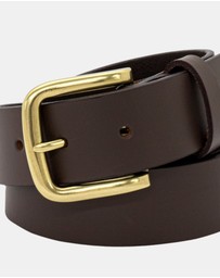 Buckle - Triton. Australian Made Buffalo Leather Belt. 35mm width.