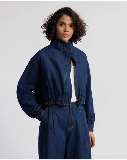 Oxford - Nikita Denim Bomber Jacket