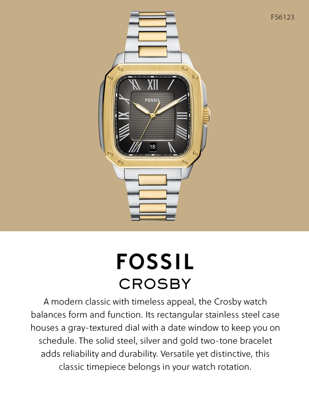 Fossil - Crosby Multicolour Analogue Watch