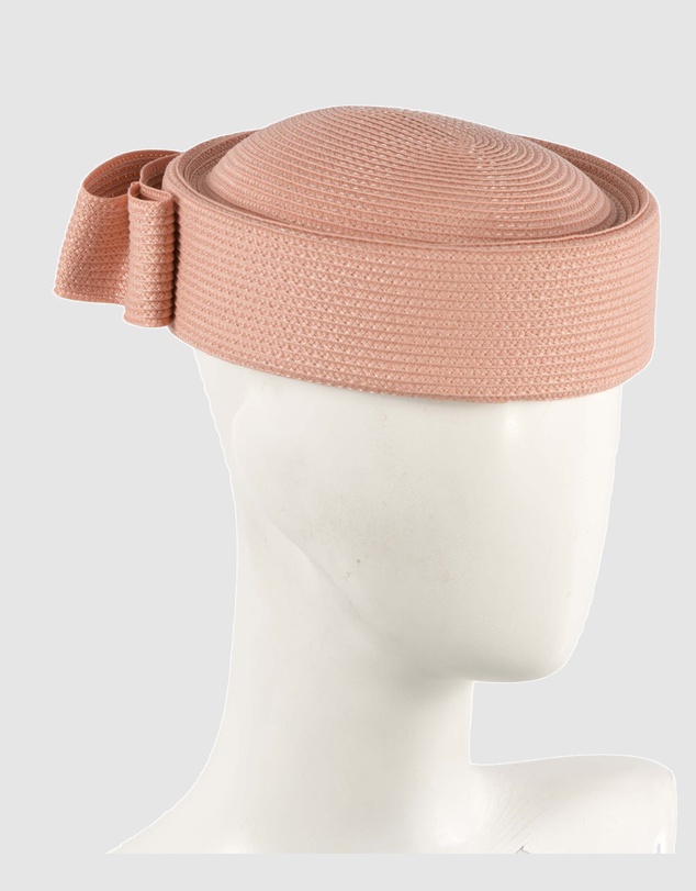 Max Alexander - Coral Braid Pillbox Hat