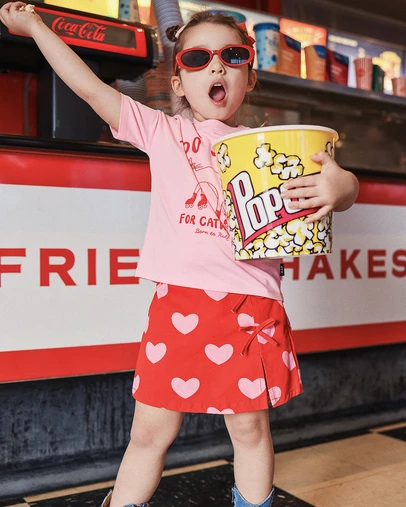 Rock Your Kid - Kristen Skort in Red