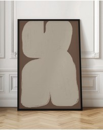 Olive et Oriel - Shape Geometric Art by The Miuus Studio Art Print
