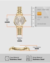 Emporio Armani - Gold Tone Analogue Watch