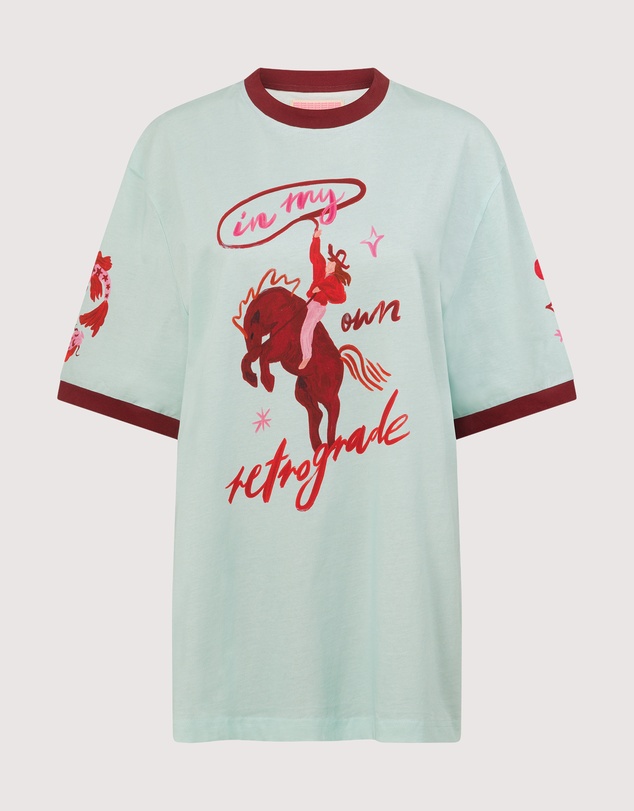 The Somewhere Co - Pisces Astrology Oversized Tee
