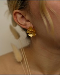 Ottoman Hands - Buttercup Gold Flower Stud Earrings