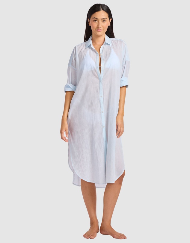 Seafolly - Cotton Voile Shirt Dress