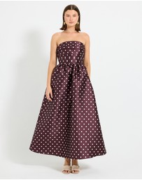Pasduchas - Alistair Strapless Midi Dress