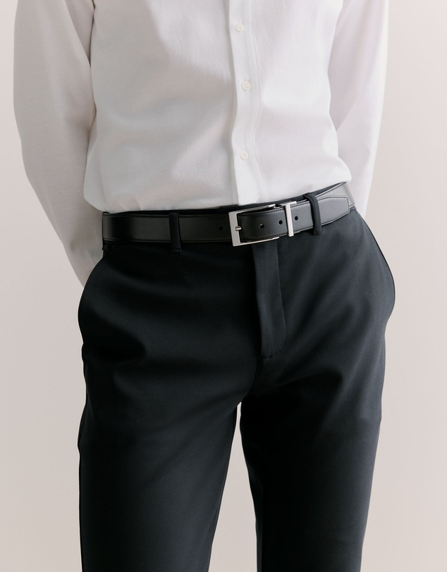 Trenery - Ballard Reversible Belt in Chocolate
