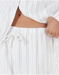 Gingerlilly - Amelie Stripe Cotton Long PJ set