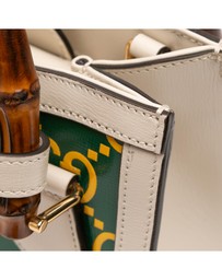 Pre-Loved by Azura Reborn - Pre-Loved Mini Leather Bamboo GG Diana Satchel