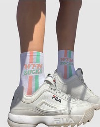 High Heel Jungle - WFH Sucks Socks