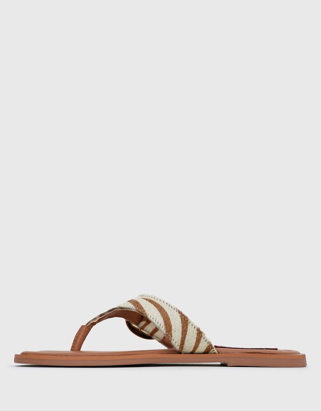 Betts - Rhodes Leather Buckle Thong Sandals