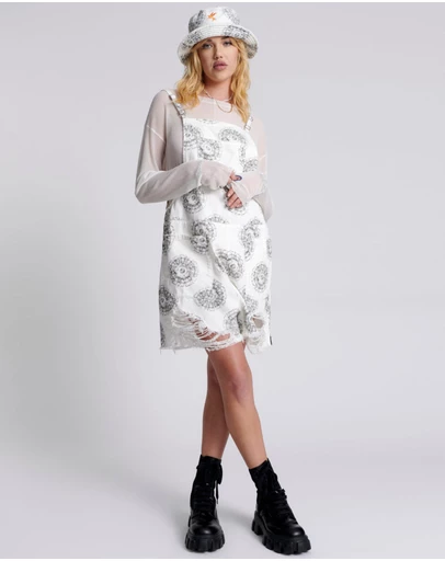 ONE TEASPOON - Cymatic Pini Denim Playsuit