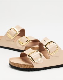 Birkenstock - Arizona Big Buckle Natural Leather Patent - Women's