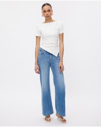 Minima Esenciales - Eliana Draped T-Shirt