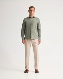 Oxford - Copper European Linen Shirt
