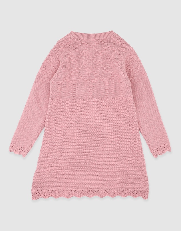 Bebe by Minihaha - Winnie Hand Emb.Organic Dress 3-7 Yrs