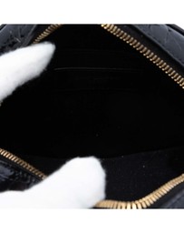 Pre-Loved by Azura Reborn - Pre-Loved Croc Embossed Patent Round Vinyle Camera Bag