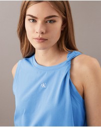 Calvin Klein Jeans - Cooling Jersey Twist Shoulder Tank Top
