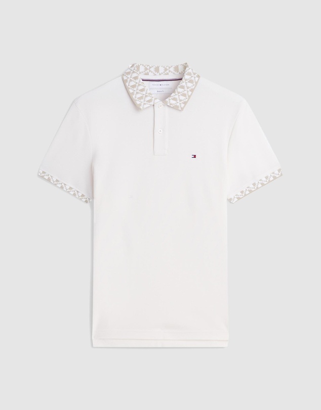 Tommy Hilfiger - Jacquard Collar Polo Shirt
