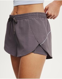 Cotton On Body Active - Woven Dolphin Hem Micro Short