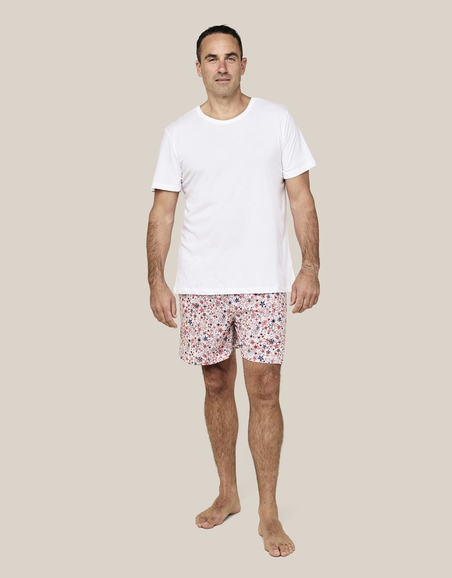 Papinelle - Christmas Stars Organic Cotton Knit Unisex Boxer PJ Set