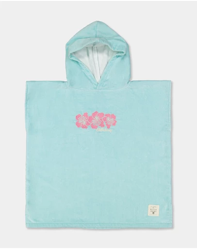 Billabong - Girls 2 to 7 Little Lillies Hooded Towel