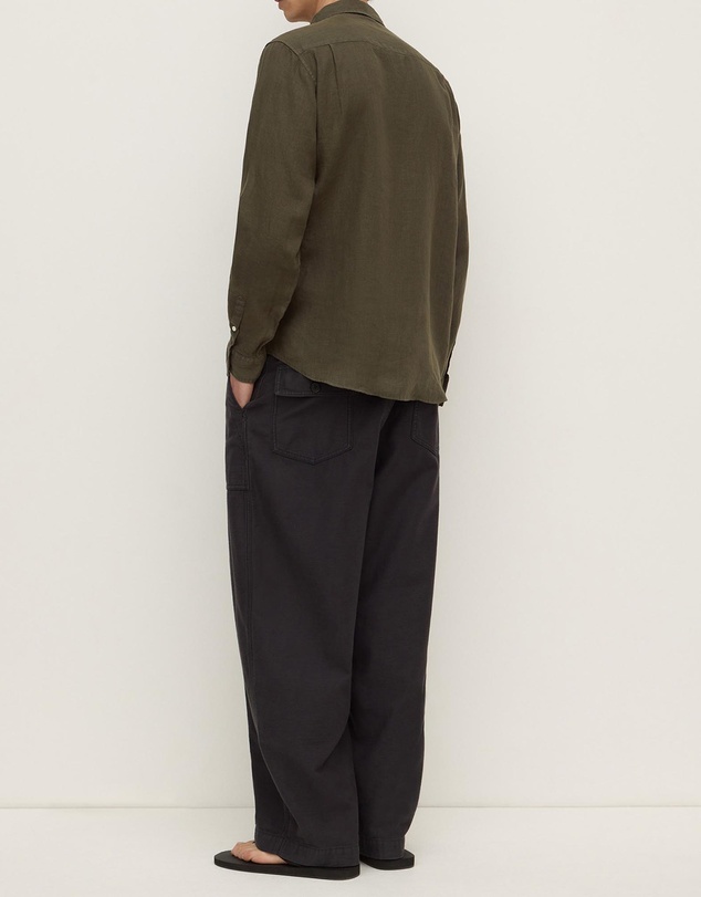Assembly Label - Everyday Mens Linen Long Sleeve Shirt