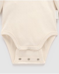 Purebaby - Ruffle Pointelle Bodysuit -Kids-Babies